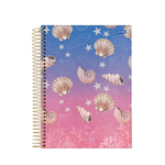 Caderno Universitério 10 Matérias Fundo do Mar 160Fls