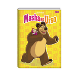 Caderno Masha e o Urso Grande Brochura 80 Fls