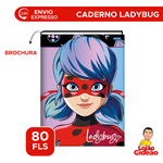 Caderno Lady Bug Grande Brochura 80fls