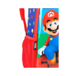 Mochila Infantil Escolar Alças Grande Oficial Super Mario Bros Vermelho