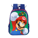 Mochila Infantil Escolar Alças Grande Oficial Super Mario Bros Verde