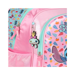 Mochila Infantil Escolar Alças Grande Oficial Stitch Rosa
