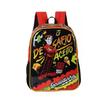 Mochila Infantil Escolar Alças Grande Oficial Youtuber Enaldinho Desafio Aceito Vermelha