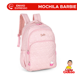 Mochila Escolar Barbie Cup Kake Rosa Bebê Grande Com Alças Oficial