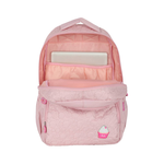 Mochila Escolar Barbie Cup Kake Rosa Bebê Grande Com Alças Oficial