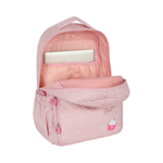 Mochila Escolar Barbie Cup Kake Rosa Bebê Grande Com Alças Oficial