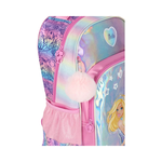 Mochila Barbie Borboleta Holografica Infantil Escolar Grande Com Alças Oficial Rosa