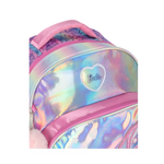 Mochila Barbie Borboleta Holografica Infantil Escolar Grande Com Alças Oficial Rosa