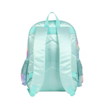 Mochila Barbie Sereia Holografica Infantil Escolar Grande Com Alças Oficial Verde