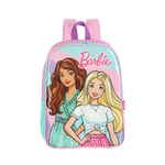 Mochila Escolar Barbie Friends Rosa Infantil Grande Com Alças Oficial