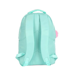 Mochila Escolar Barbie Pompom Verde Grande Com Alças Juvenil Oficial