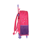 Kit Mochila de Rodinha e Costas + Lancheira Barbie Unicornio Infantil Pink Oficial