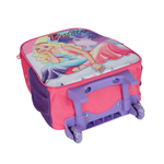 Kit Mochila de Rodinha e Costas + Lancheira Barbie Unicornio Infantil Pink Oficial