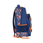 Mochila Infantil Hot Wheels Com Alças Escolar Oficial Azul