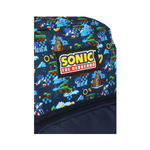 Mochila Infantil Sonic Com Alças Escolar Game Oficial Azul