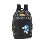 Mochila Infantil Sonic Com Alças Escolar Game Oficial Preta