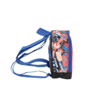 Kit Mochila de Rodinha e Costas + Lancheira Hot Wheels Infantil Azul Oficial