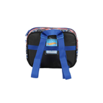 Kit Mochila de Rodinha e Costas + Lancheira Hot Wheels Infantil Azul Oficial