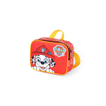 Kit Mochila de Rodinha e Costas + Lancheira Patrulha Canina Infantil Vermelha Oficial