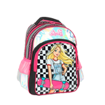 Mochila Infantil Barbie Escolar Grande Com Alças Oficial Xadrez