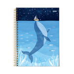 Caderno Universitário 01 Matéria Fundo do Mar 80Fls