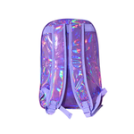 Mochila Juvenil Holografica Feminina De Costas