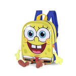 Mochila Infantil Bob Esponja PP de Costas Creche Amarela Oficial