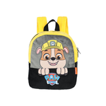 Mochila Infantil Patrulha Canina Rubble PP de Costas Creche Amarela Oficial