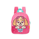 Mochila Infantil Patrulha Canina Skye PP de Costas Creche Rosa Oficial