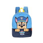 Mochila Infantil Patrulha Canina Chase Pequena de Costas Creche Azul Oficial