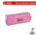 Estojo Escolar Barbie Pink Infantil Oficial