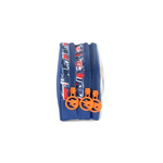 Estojo Escolar Hot Wheels Azul Infantil Triplo Oficial