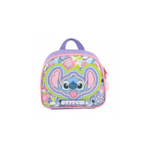 Kit Mochila de Rodinha + Lancheira Stitch Infantil Verde Oficial