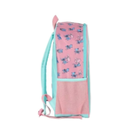 Mochila Infantil Escolar Alças Grande Oficial Stitch E Angel Verde