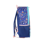 Mochila Infantil Escolar Alças Grande Oficial Stitch Azul