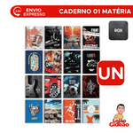 Caderno Universitário 1 Matéria Espiral Capa Dura 96 Fls Rox