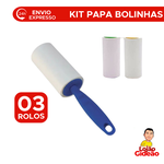 Kit Rolo Adesivo Papa Bolinhas com 3 Rolos