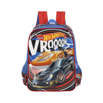 Mochila Infantil Hot Wheels Com Alças Escolar Oficial Vermelha