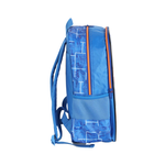 Mochila Infantil Hot Wheels Com Alças Escolar Oficial Azul