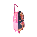 Kit Mochila de Rodinha + Lancheira + Estojo Infantil  Bailarina Rosa