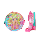 Kit Mochila de Rodinha e Costas + Lancheira + Estojo Infantil  Debie Doce Rosa