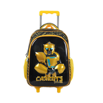 Kit Mochila de Rodinha e Costas + Lancheira + Estojo Infantil Carbots 3D