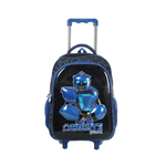 Kit Mochila de Rodinha e Costas + Lancheira + Estojo Infantil Carbots 3D