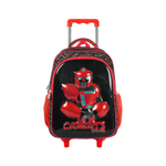 Kit Mochila de Rodinha e Costas + Lancheira + Estojo Infantil Carbots 3D