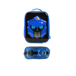 Kit Mochila de Rodinha e Costas + Lancheira + Estojo Infantil Carbots 3D