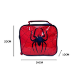 Kit Mochila de Rodinha e Costas + Lancheira + Estojo Infantil Spider