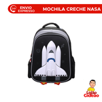 Mochila Escolar Nasa 3D Pequena Infantil Oficial