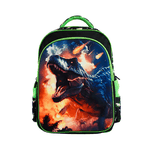 Mochila Escolar Dinossauro Rex 3D De Costas Infantil