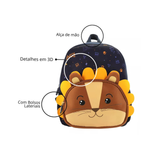 Mochila Creche Baby Bichinhos Infantil De Costas Em Neoprene