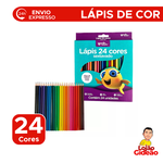 Lapis de Cor Redondo 24 Cores